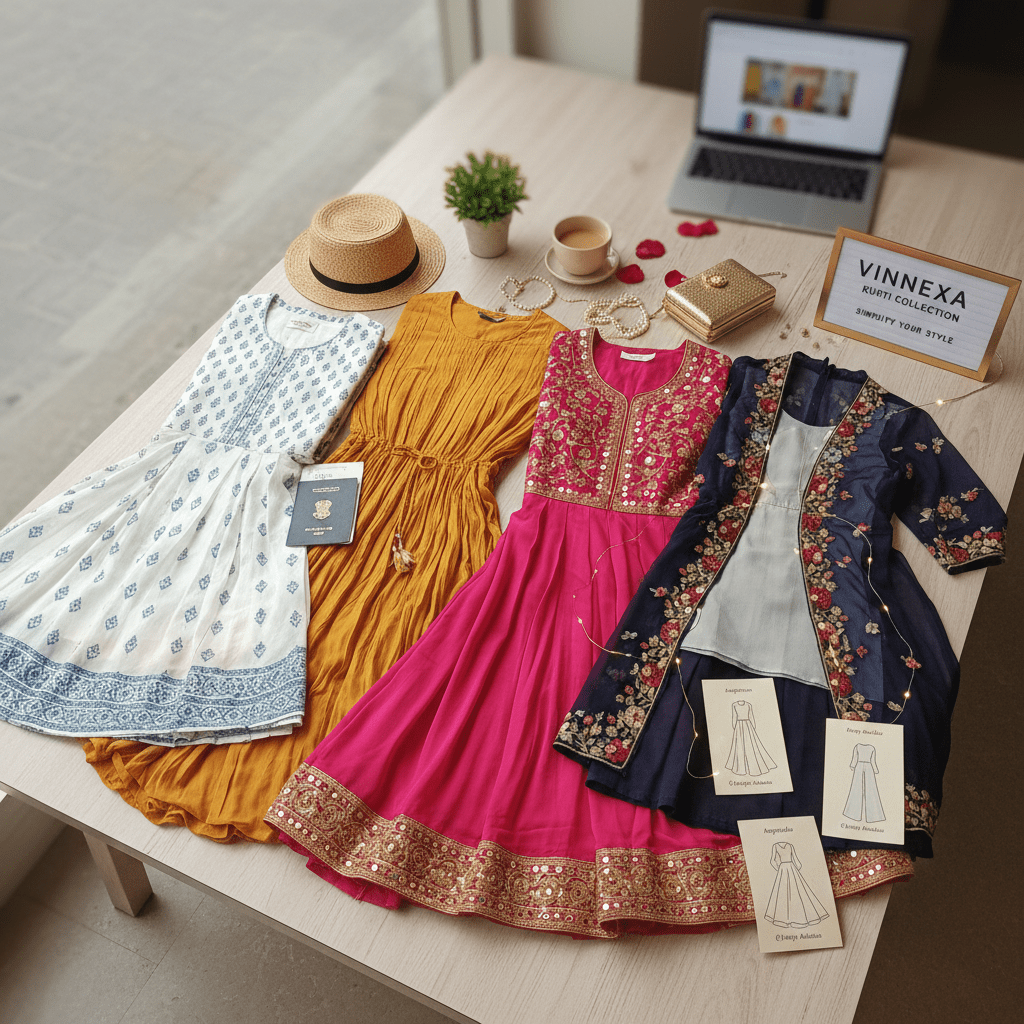 Kurti Collection Decoded: Finding the Perfect Fabric and Fit for Your Body Type - Vinnexa.in